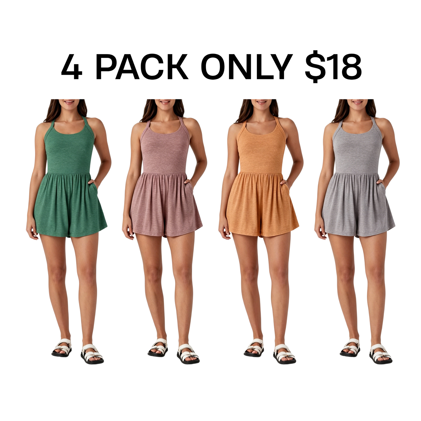 Women’s Pocket 2-in-1 Romper
