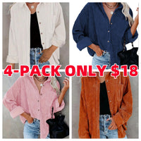 4-Pack(White+Blue+Pink+Orange)