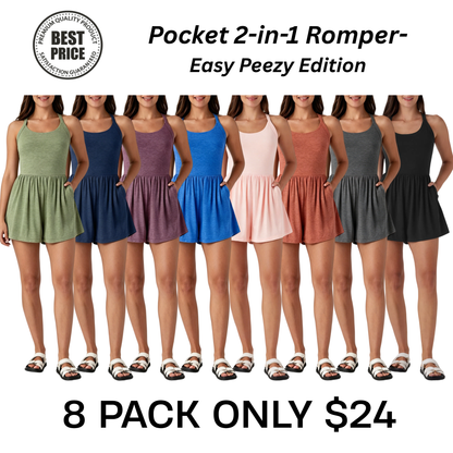 Women’s Pocket 2-in-1 Romper