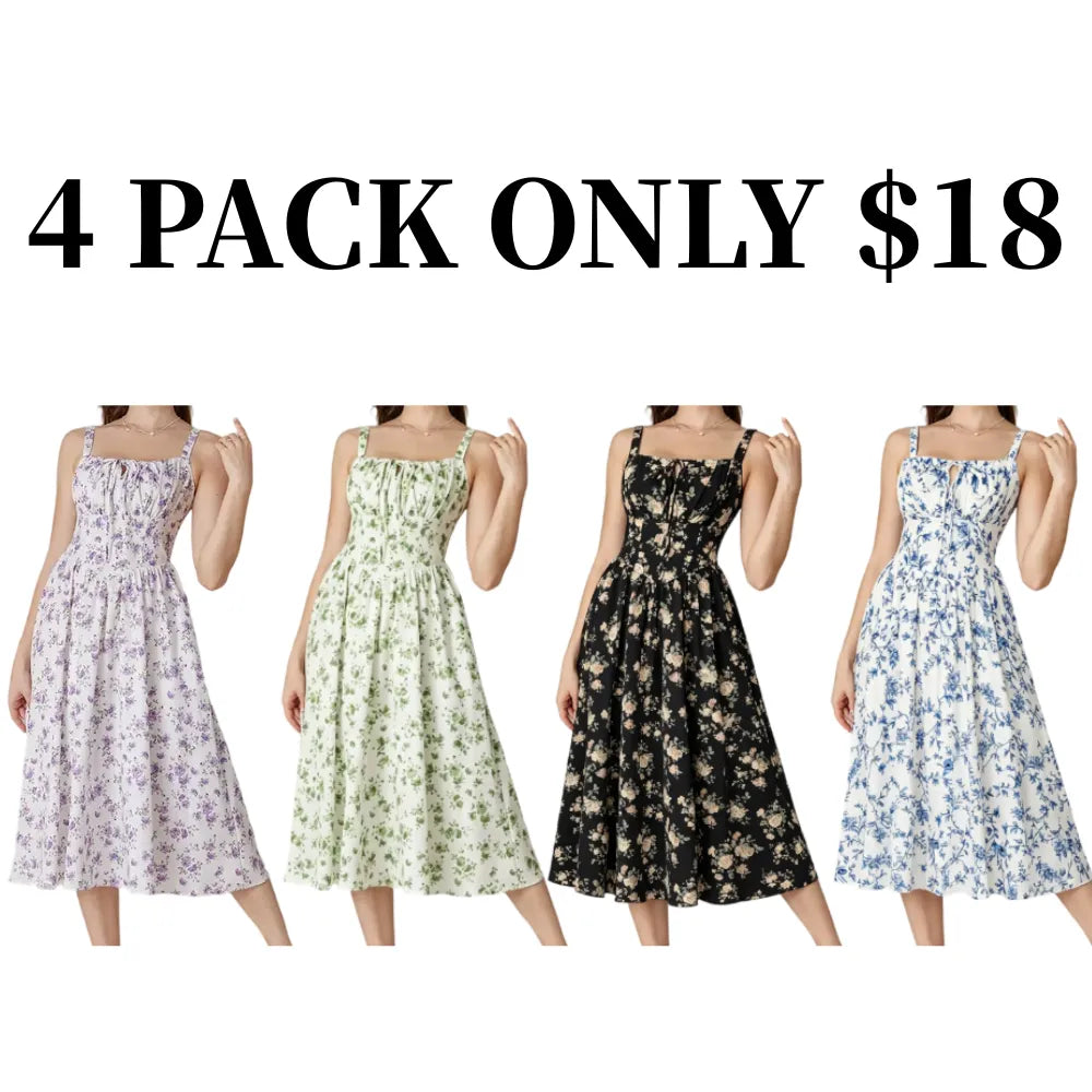 Women's floral print midi dress
