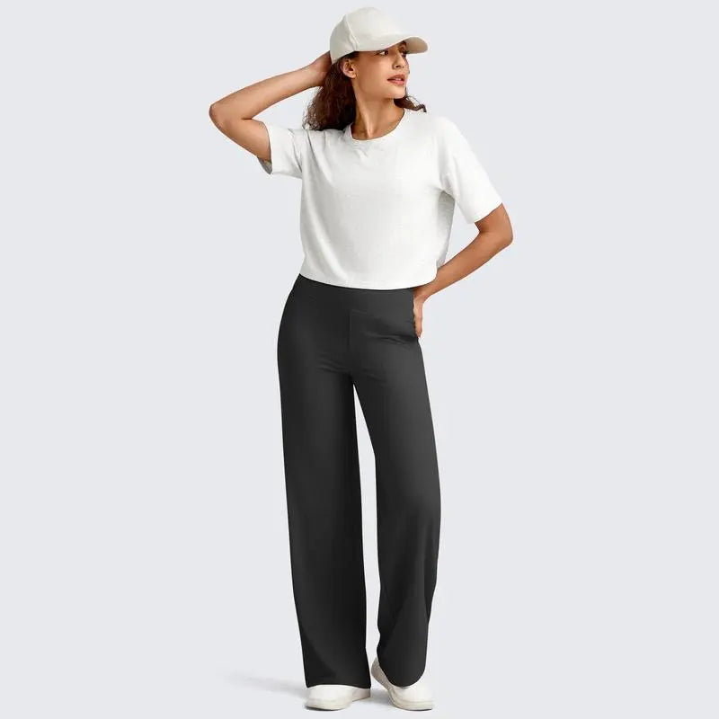 Women Loose High-Waist Business Casual Pants