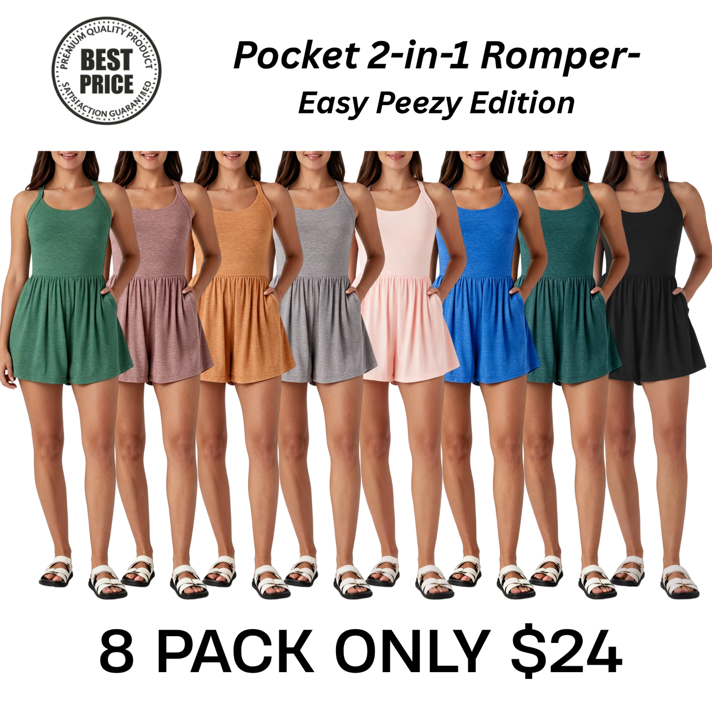 Women’s Pocket 2-in-1 Romper
