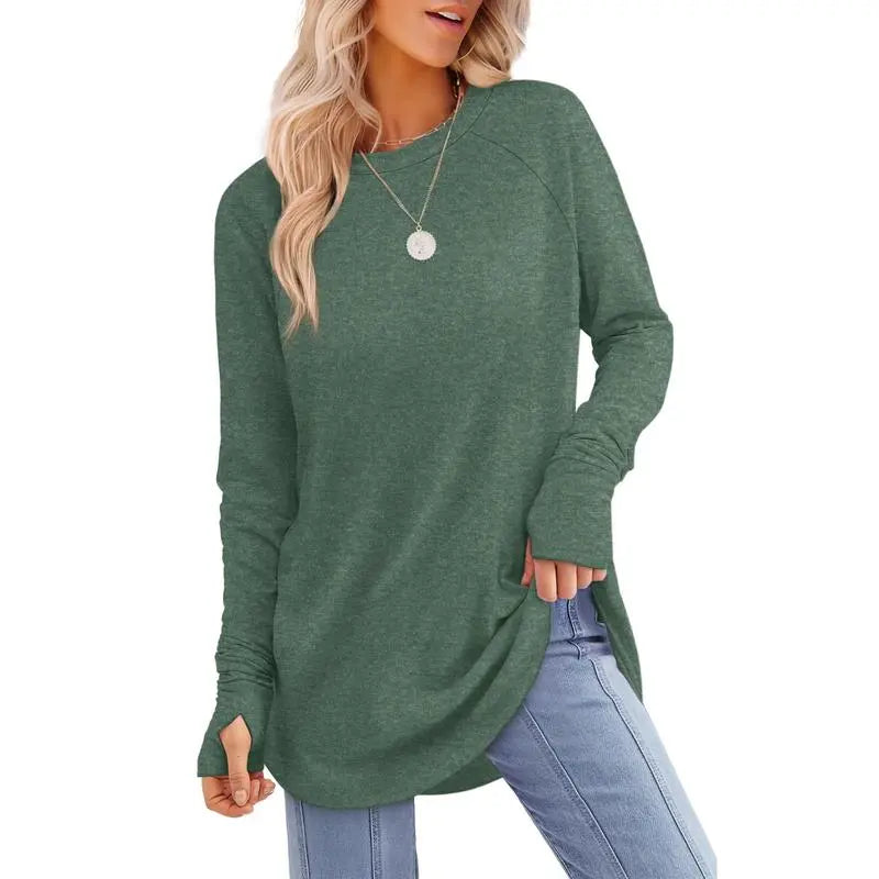 Long Sleeve Thumb Hole Shirts