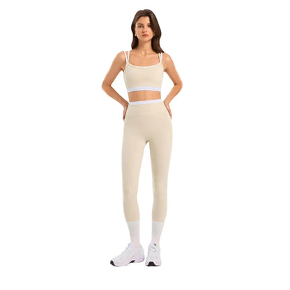 Seamless Leggings & Sports Bra Set with Padded