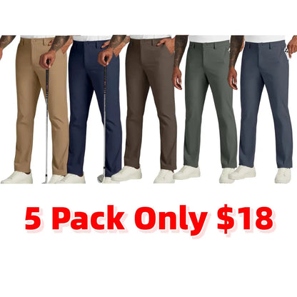 Men's Golf Stretch Straight Leg Pants