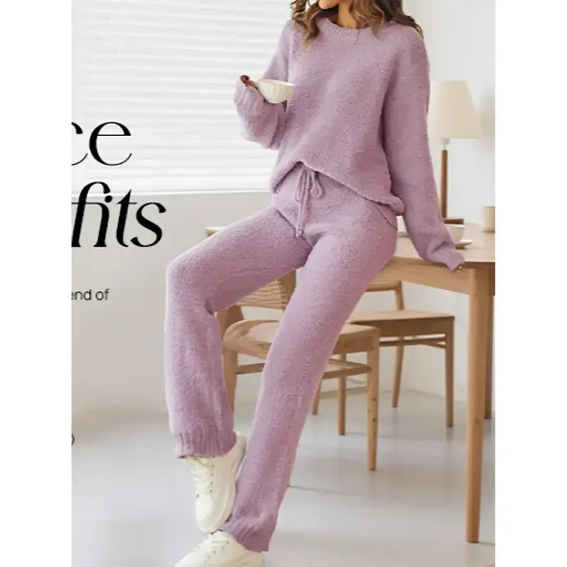 Womens Two Piece Outfits Sweater Sets