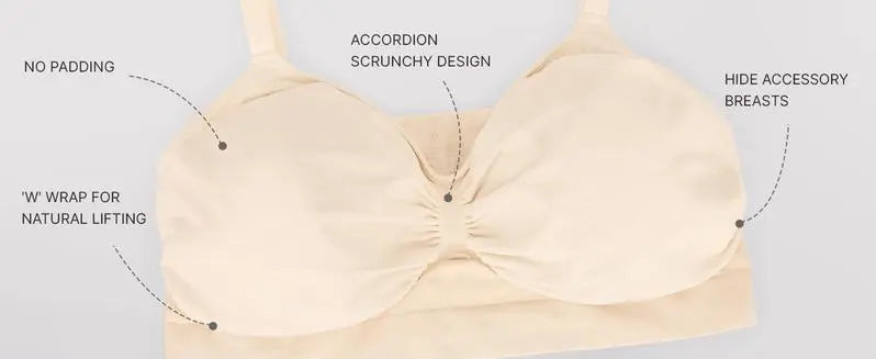 Women's Wireless Sculpt Bra Basic Comfortable Fit Womenswear Everyday Up to 44DD