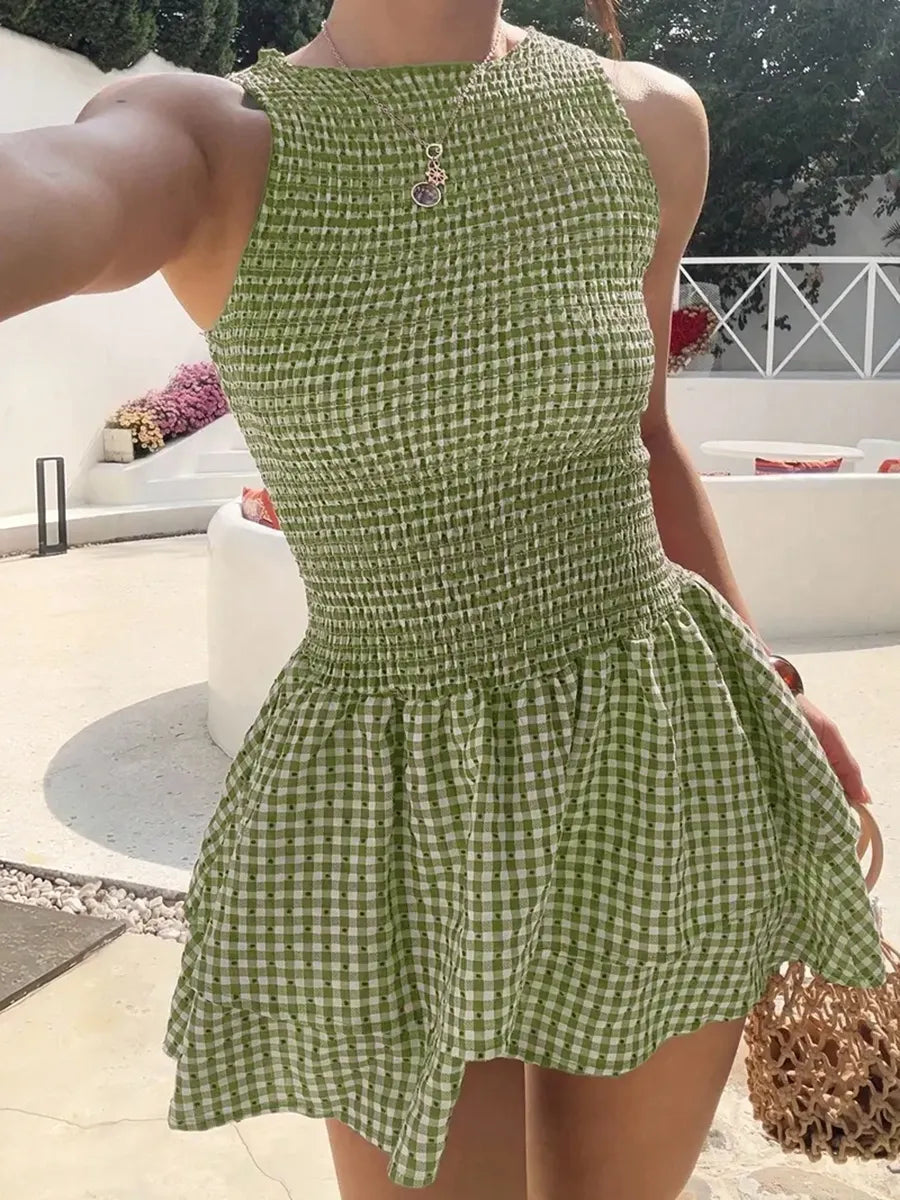 ⏰Hot Sale-Women'S Casual Fashion Sleeveless Short Dress🔥8-Pack - All Colors Included