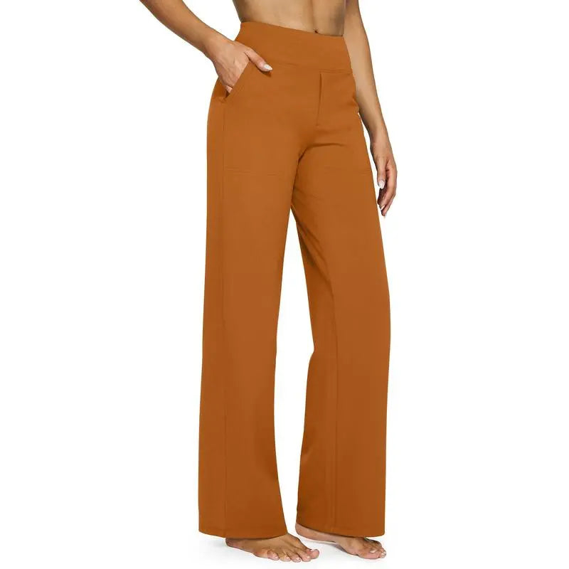 🔥8- PACK Women Loose High-Waist Business Casual Pants
