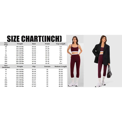 Seamless Leggings & Sports Bra Set with Padded