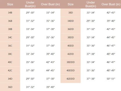 Underwire Adjustable Deep V-neck Bra