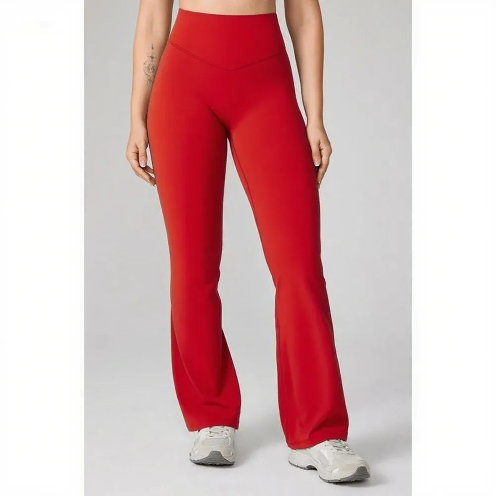 🔥8- PACK No Front Seam Flare Leggings 31"