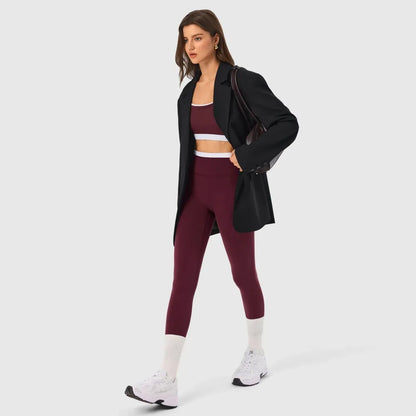 Seamless Leggings & Sports Bra Set with Padded