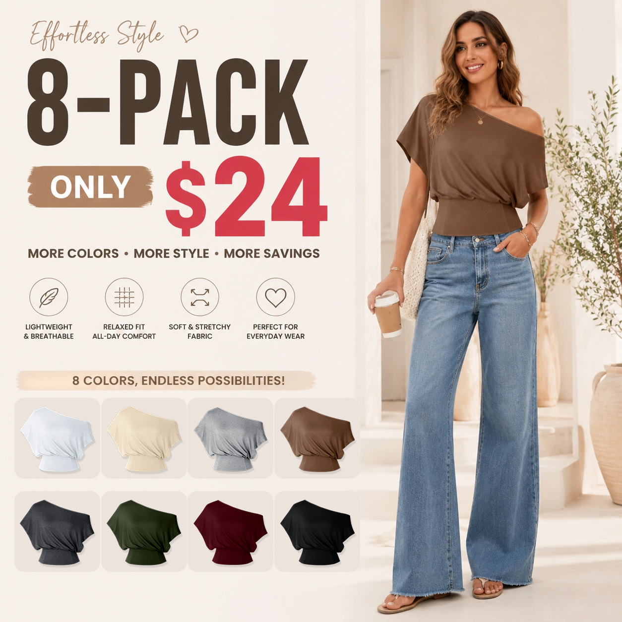 Women's Off Shoulder Crop Top
