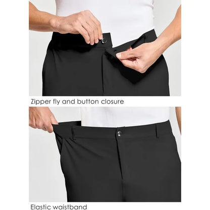 Men's Stretch Slim Fit Work Dress Pants