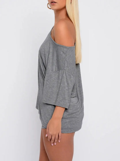 Women’s Off-Shoulder Lounge Set