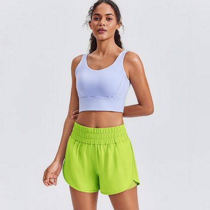 🔥Limited time clearance🔥Anti-exposure sports shorts with built-in inner layer and convenient side pockets