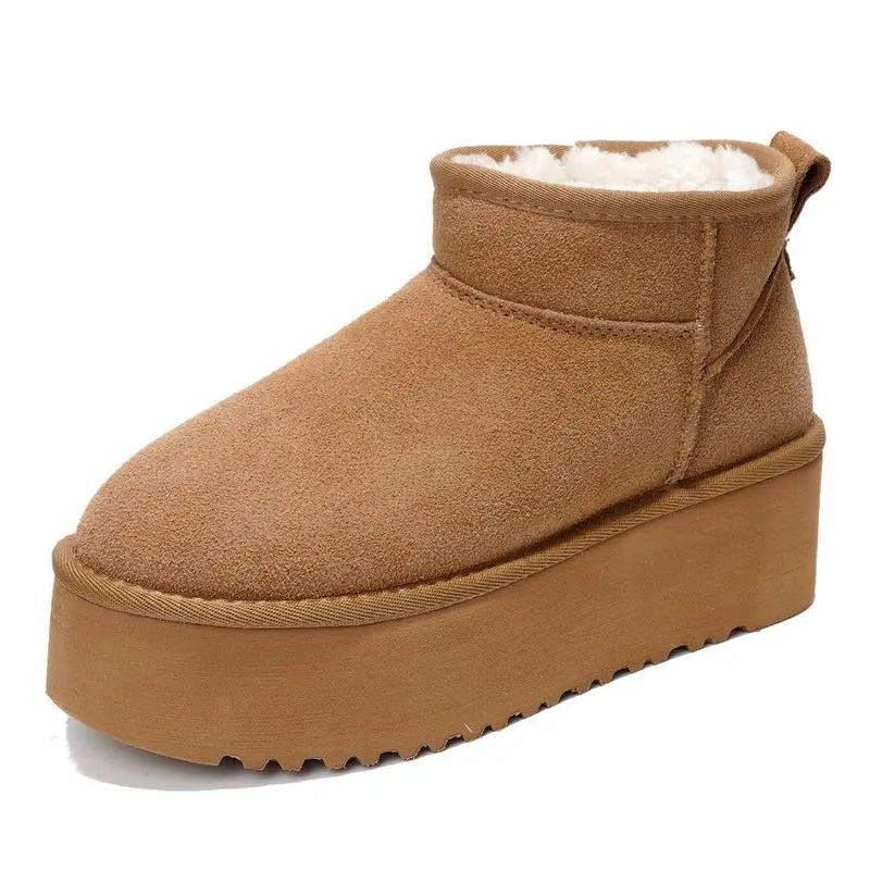 Women Lightweight Memory Foam Fuzzy Boots