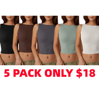 5-Pack (Black/Coffee Bean/Dark Grey/Smoke Green/White)