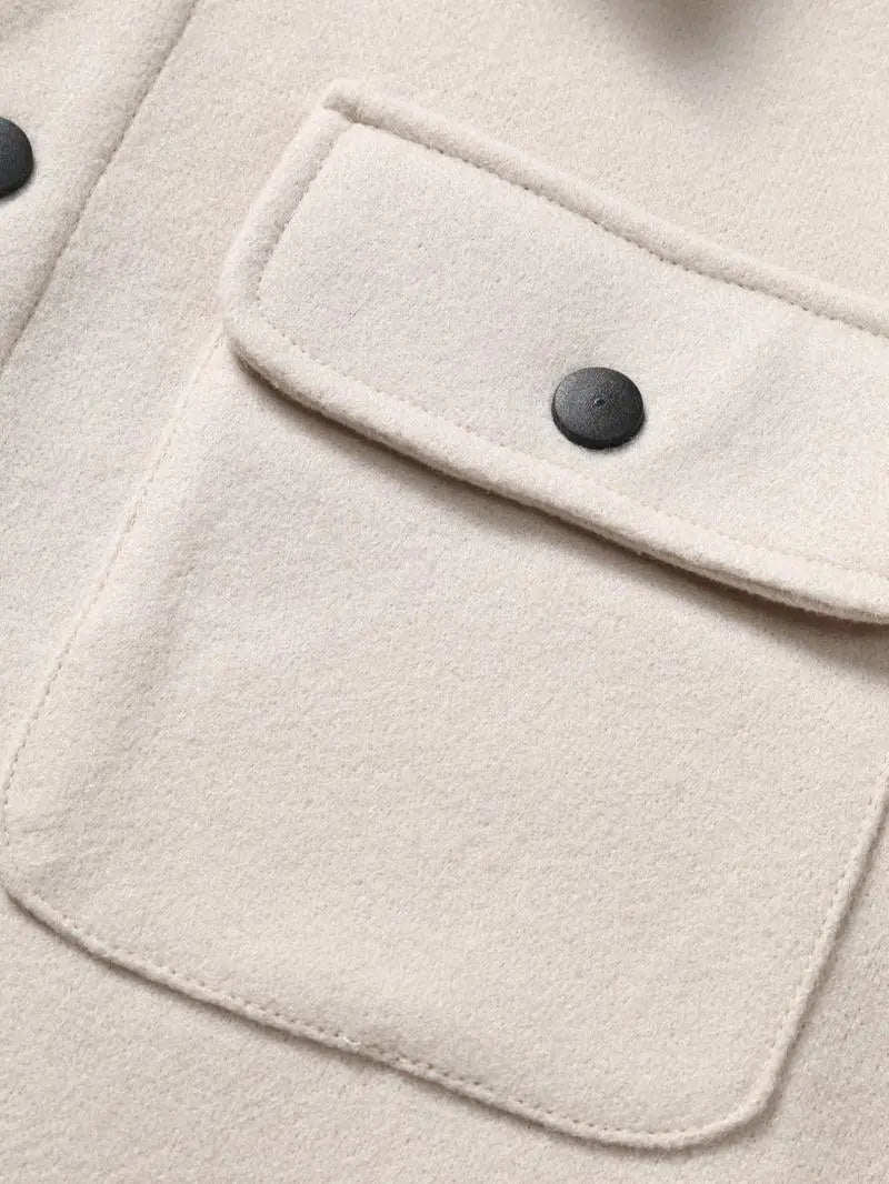 Men's Plain Long Sleeve Jacket