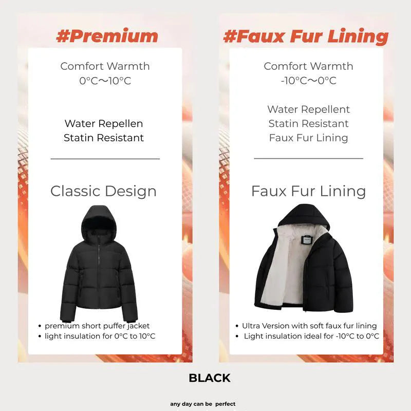 Womenswear Winter Comfort Minimalist Puffer Jackets