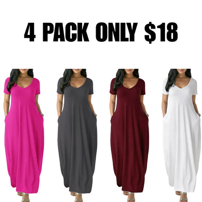 Women's Long Fitted Dress