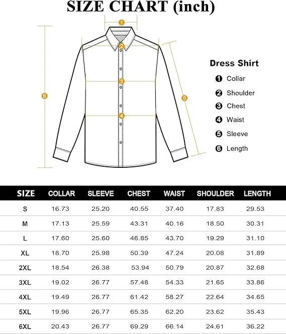 Men’s Slim Fit Stretch Dress Shirt – 16-Way Stretch, Wrinkle-Free